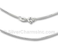 1mm Sterling Silver Box Chain