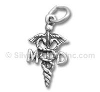 Sterling Silver Medical Doctor Charm