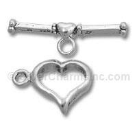 15mm x 22mm Heart Toggle