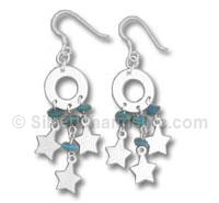 Turquoise with Stars Earrings