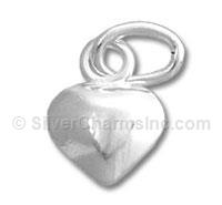 Heart with Soldered Ring Charm