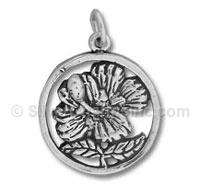Hibiscus in Circle Charm