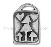 Sterling Silver Family Tree Charm