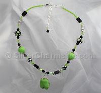 Green, Trendy Necklace