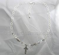 Cross Link Necklace