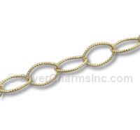 Gold Filled Roped Oval Chain