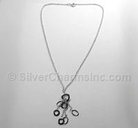 16" Trendy Necklace with Rings