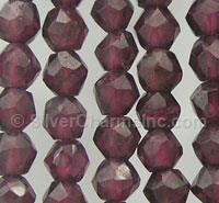 3mm Oval Faceted Beads