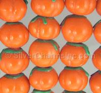 Pumpkin Orange Glass Beads