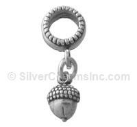 Beaded Spacer Bead with Acorn Nut