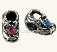 Baby Shoes Spacer Bead