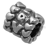 "Love" Silver Spacer Bead