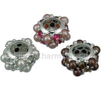 Pearl and Crystal Spacer Bead