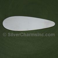 Silver Oval Stamping Blank