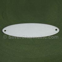 Silver 29mm Oval Stamping Blank