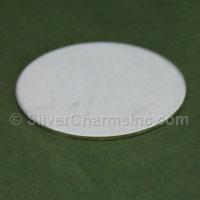 Silver 14mm Oval Stamping Blank