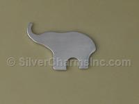 Silver Elephant Stamping Blank