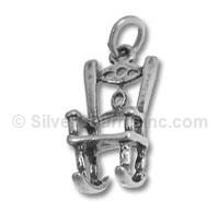 Sterling Silver Rocking Chair Charm