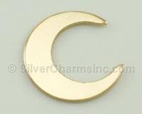 Gold Filled Moon Stamping Blank