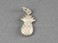 Sterling Silver 2D Pineapple Charm