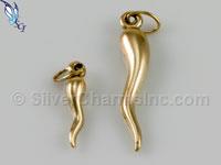 Gold Filled Italian Horn Charm