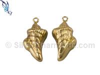Gold Filled Conch Shell Charm